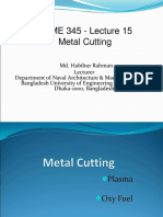 NAME 345 - Lecture 15 Metal Cutting