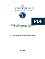 CIPS Level 2 Introductory Certificate in Purchasing and Supply