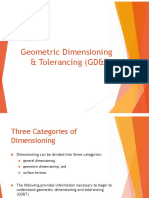 Geometric Dimensioning & Tolerancing (GD&T)