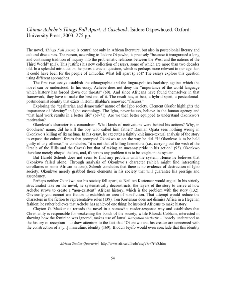 Home and exile chinua achebe pdf download