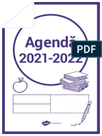 An scolar 2021 - 2022 – Agenda cu completare digitala