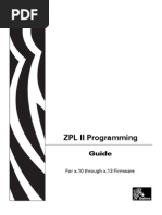 Zebra ZPL Programming Language