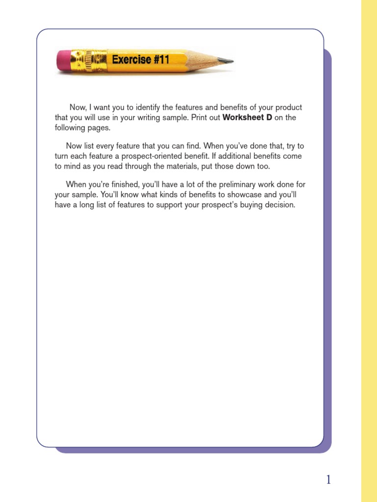 Prog Copywriting Exercise 11 | PDF | Career & Growth | Business