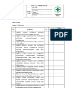 Daftar Tilik SPO Tindakan Preventiv