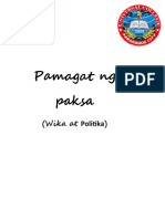 Pamagat NG Paksa: (Wika at Politika)