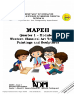 Mapeh: Quarter 1 - Module 1: Western Classical Art Traditions-Paintings and Sculptures
