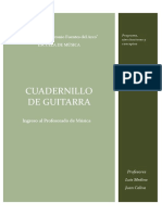 25. Cuadernillo de Guitarra Autor Luis Medina y Juan Caliva