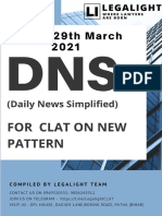 DNS For CLAT 2021 On New Pattern (28th & 29th March)