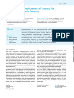 Perioperative Complications of Surgery For Hypertrophic Pyloric Stenosis