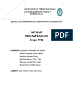 Informe - Tiroparabolico - Grupo N°02