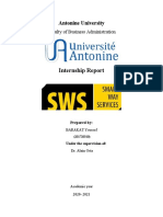 Internship Report: Antonine University
