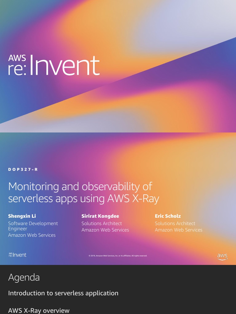Monitoring Serverless Apps with X-Ray | PDF | Amazon Web Services ...