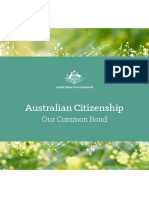 Australian Citizenship: Our Common Bond