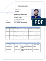 Curriculum Vitae: Yatinyc - Crri@nic - in