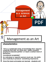 Management Is A Science or Art: Presented by Aglaia