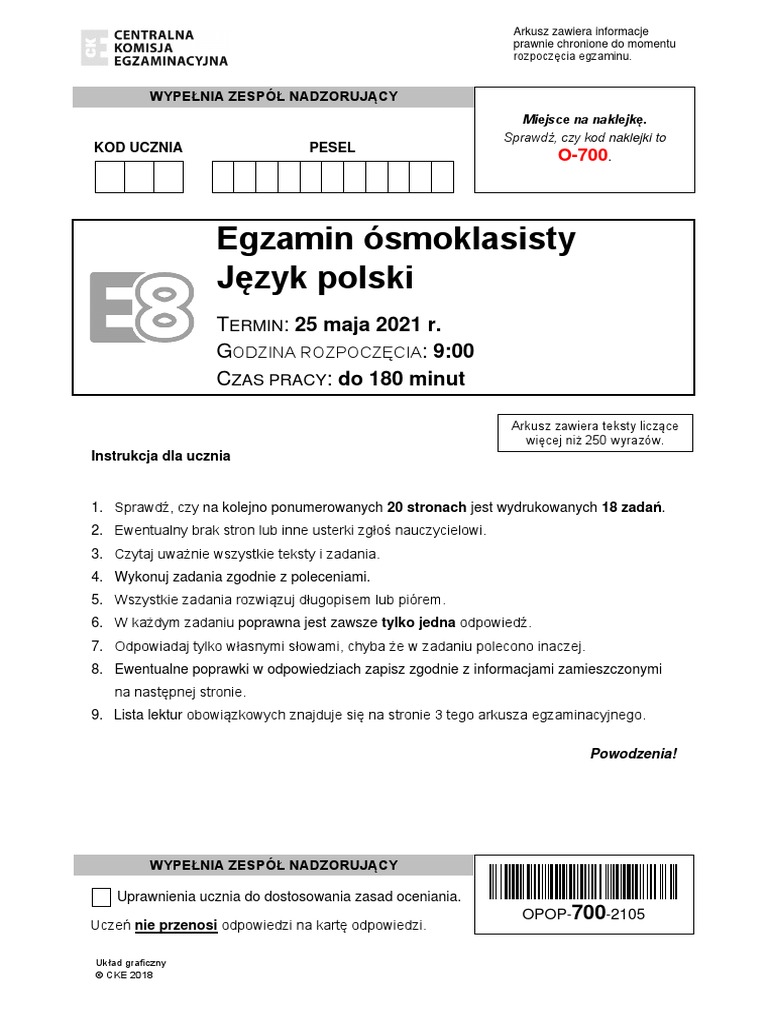 Dokończ Zdanie Zgodnie Z Treścią Tekstu Bohaterami Utworu Są