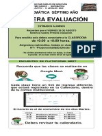 7ºmatematica - Retroalimentacion Guia Nº18 y Guia Nº19 Con Actividad Evaluativa y Clases Online - 24 Al 28 Agosto