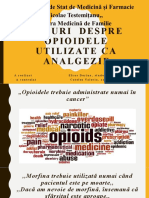 Mituri Despre Opioidele Utilizate Ca Analgezie