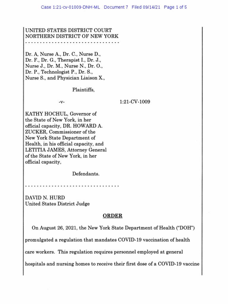 Case 1:21-cv-01009-DNH-ML Document 7 | PDF