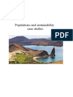 Populations and Sustainability Case Studies