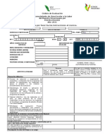 Cédula de Evaluación Reconocimiento de Zona Escolar A La Labor Del Maestro Veracruzano Por Práctica Docente Año 2011