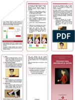 Triptico Psicosociales Tecnicas de Controlar El Estres