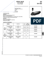 Spool Valve 5/3 551-552: Lever Operated