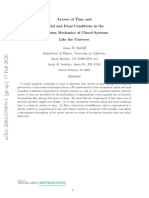 Arrows of Time and Initial and Final Conditions in The Quantum Mechanics of Closed Systems Like The Universe