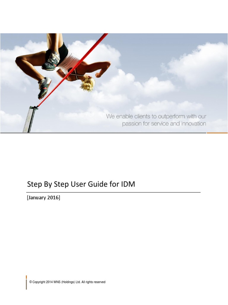 Step by Step User Guide For IDM | PDF | Password | Login