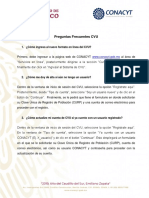 Preguntas Frecuentes CVU