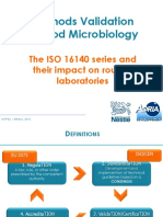 Methods Validation in Food Microbiology: The ISO 16140 Series and Their Impact On Routine Laboratories