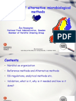 Validation of Alternative Microbiological Methods