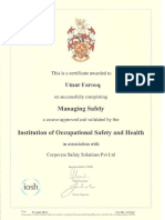Iosh-Managing safely-UmarFarooq