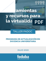 Herramientas para La Virtualidad - FEDUBA PADOC 2020