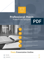 FF0297 01 Free Professional Thesis Powerpoint Template 16x9