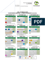 Calendario Cra 21 - 22