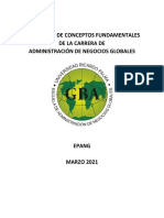 Compendio de Conceptos Fundamentales de La Carrera de ANG - Marzo 2021