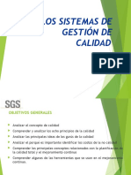 SISTEMA DE GESTION DE CALIDAD  I