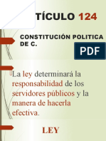 Presentación Art. 124 Constitucional