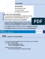 Passive: Be + Past Participle Present: Am / Is / Are + Past Participle