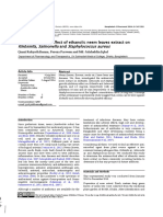 Klebsiella, Salmonella Staphylococcus Aureus: Growth Inhibitory Effect of Ethanolic Neem Leaves Extract On and