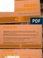 Evaluasi Pembelajaran Daring