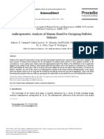 Anthropometric Analysis of Human Head for Designin