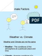 Climate Factors Explained