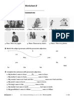 Grammar Worksheet: Unit 1 2