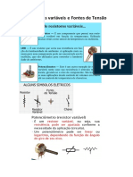 Aula 08 1a Lei de OHM Resistores e Fonte de Tensão Ideal X Real