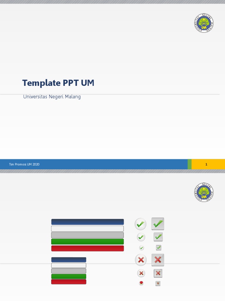 Template PPT UM: Universitas Negeri Malang PDF