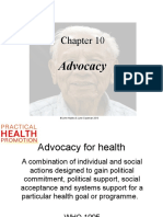 Advocacy: © John Hubley & June Copeman 2013