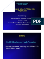 3.2 Planning Health Promotion Programs