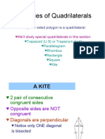 Properties of Quadrilaterals: Any Four Sided Polygon Is A Quadrilateral